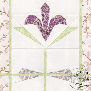 Garden Path Flower Iris Quilt Pattern @ InkTorrents.com by Soma