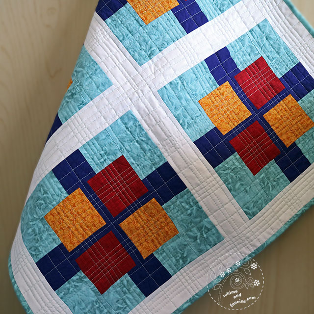 Squares Plus Quilt Remade